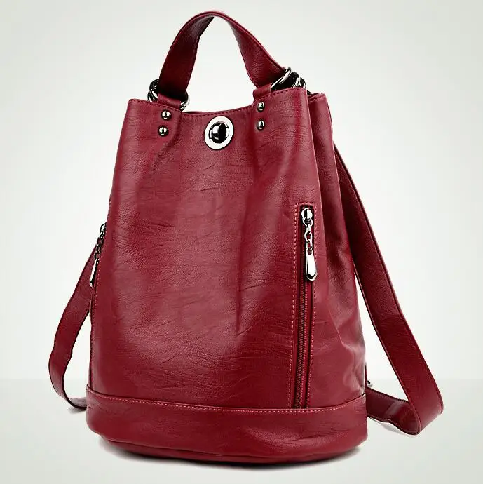 Рюкзаки из искусственной кожи для девочек подростков женская школьная сумка на