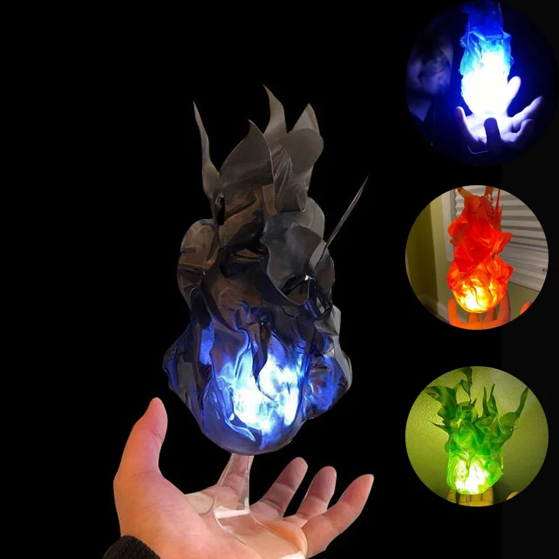 

Halloween Floating Fireball Night Light Electric Battery Ghost Flame Lamp Halloween Home Decoration Party Kids Dress Up Props
