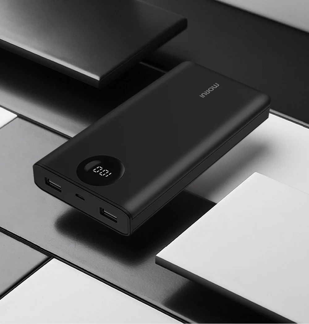 MORUI 25000mAh power Bank PL25 большая емкость mi ni Мобильный Внешний аккумулятор с светодиодный цифровым дисплеем для Iphone Xiaomi mi