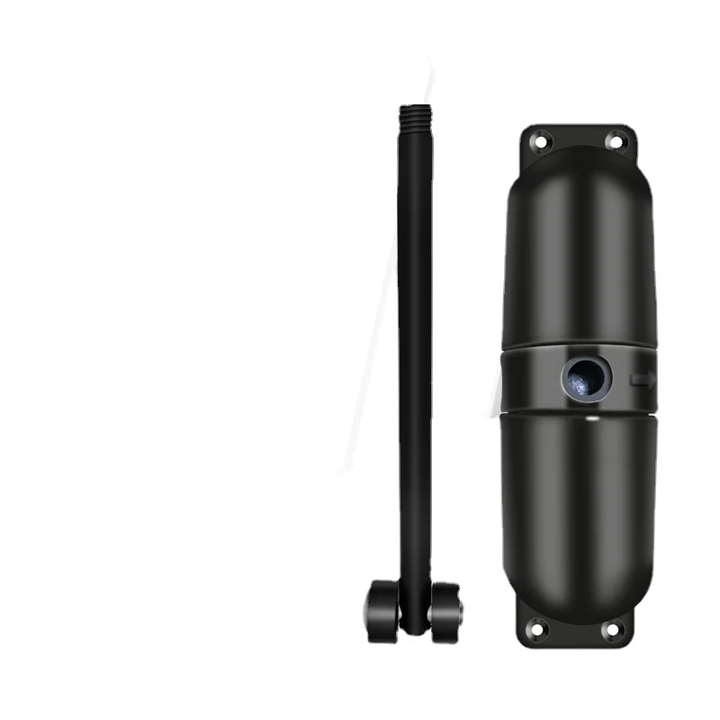 

Черное приспособление для закрытия двери, 180 градусов, пружинный буфер, стопор, шкив, бесшумное регулируемое усилие, автоматическое устройс...