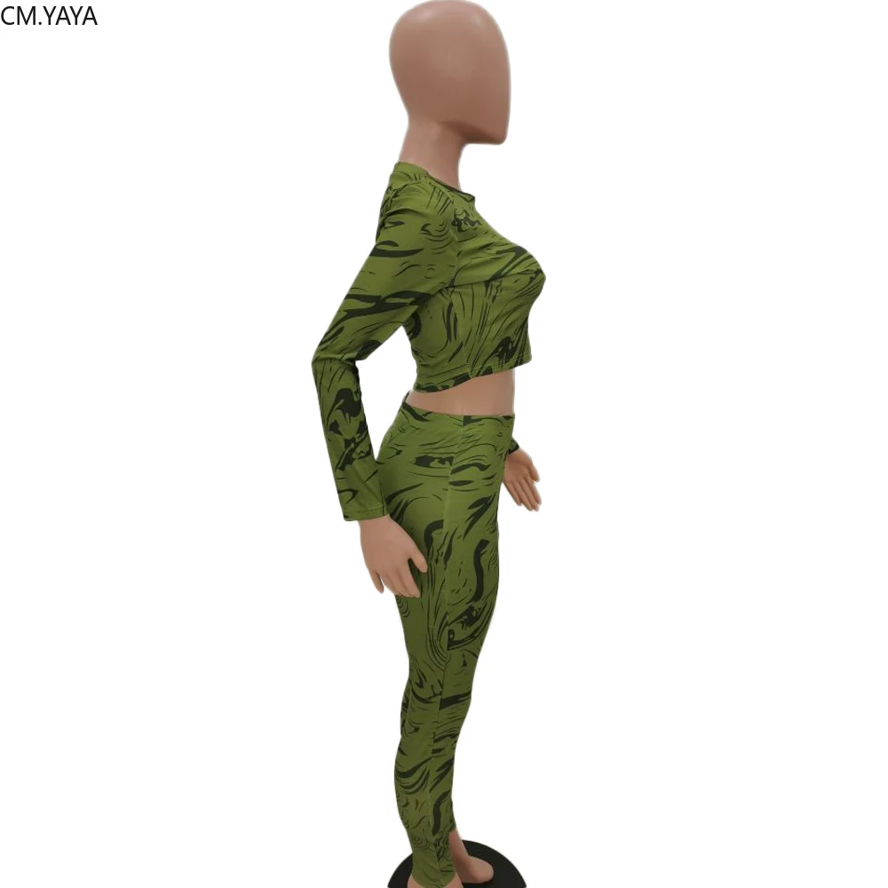 Женский комплект из двух предметов GL зимний укороченный Топ с длинным рукавом и