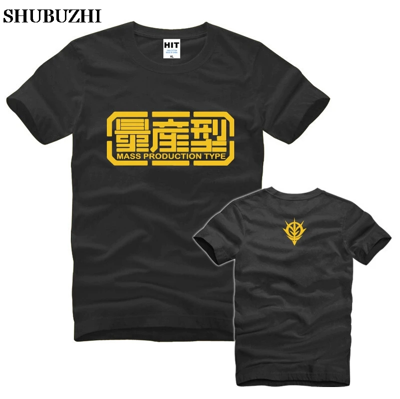 Футболка мужская хлопковая с коротким рукавом японское аниме Gundam серийное