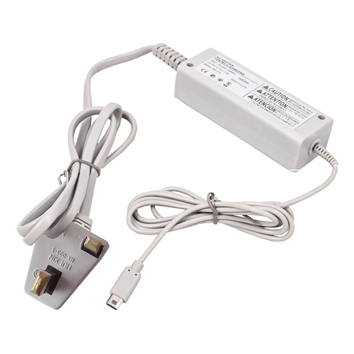 

UK Plug AC 100 - 240V 50/60Hz AC Power Supply Adapter Charger Power Cord For â€‹Wii U Gamepad