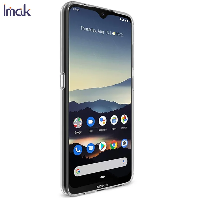 Для Nokia 7,2 чехол для Nokia 6,2 чехол IMAK 1,3 мм утолщение типа UX-5 серия Ударопрочный Мягкий ТПУ задняя крышка