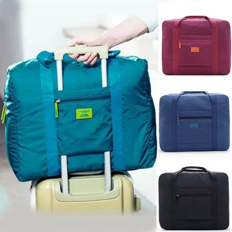 

Foldable Storage Bag Large Travel Luggage Bags Clothes Sundries Storage Foldable Carry-on Package Waterproof Nylon Bags