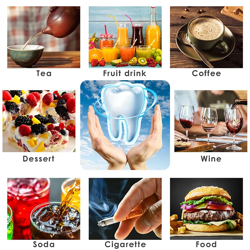 50 г отбеливающий порошок для гигиены полости рта уход за зубами натуральный