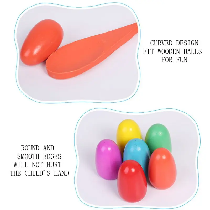 

Balance Spoon Egg Kindergarten Children Sports Puzzle Game Toy