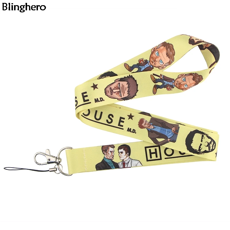 Blinghero House M.D. tv Show Lanyards крутой шнурок для ключей мобильного телефона шейный ремешок