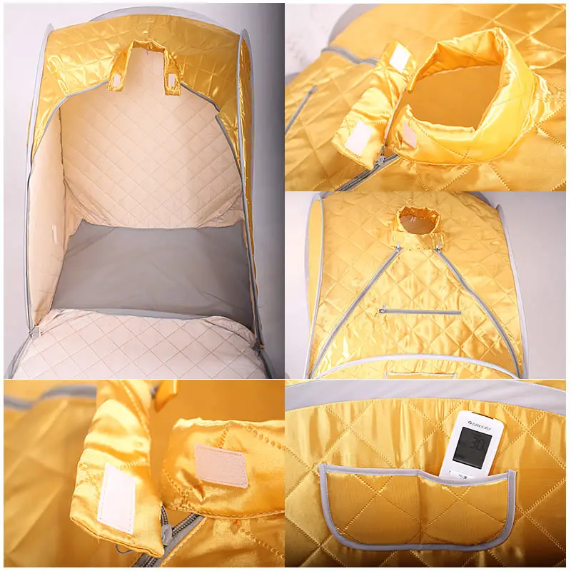 Сине красная портативная Паровая сауна домашняя спа Бытовая Сауна бокс для