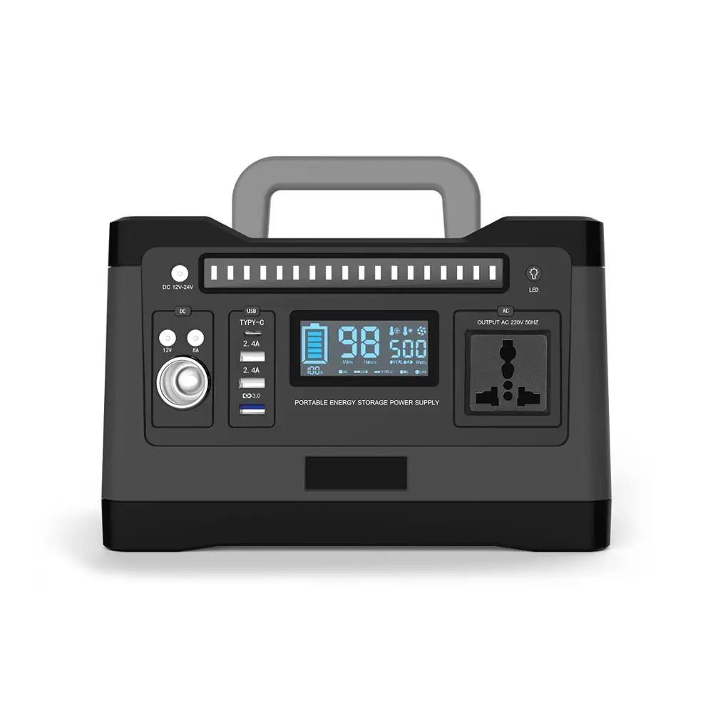 

500W огнеупорный камень в случае чрезвычайной ситуации домашнего декора 50 Гц/60 Гц Выход Частотная портативная электростанция солнечной энер...