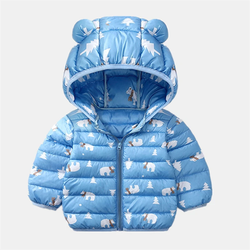 Пальто для мальчиков и девочек Модная хлопковая одежда детские куртки зимняя