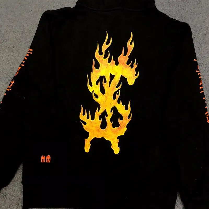 Толстовка мужская 19ss с капюшоном блестящий пуловер изображением доллара Тревиса