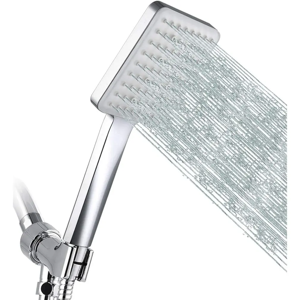 

Hot High Quality Lifting Arm 6-function Pressurized Shower Set Stainless Steel Hose And Multi-angle Adjustable Shower Seat