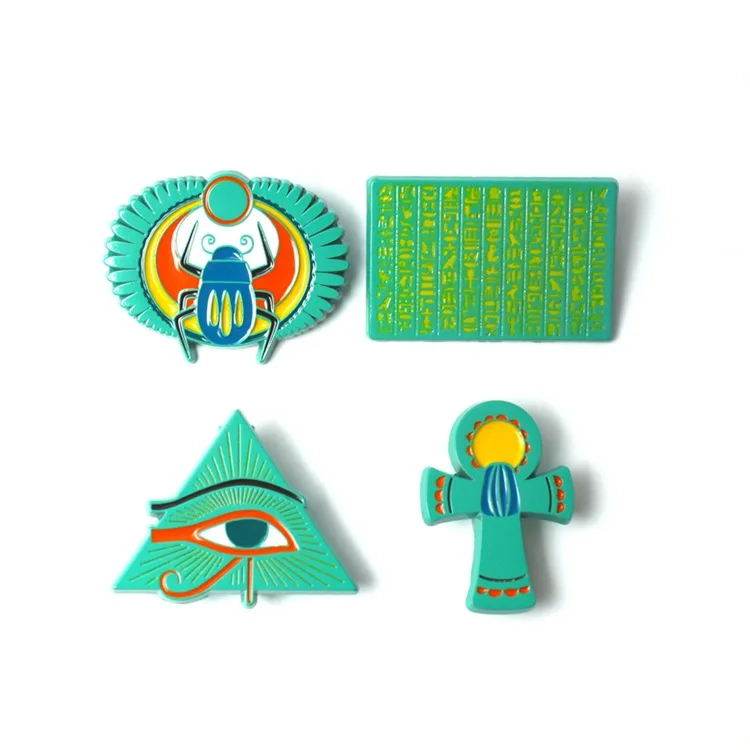 HOSENG 4 шт./лот окрашенный металл зеленый культурное творчество древний Египетский