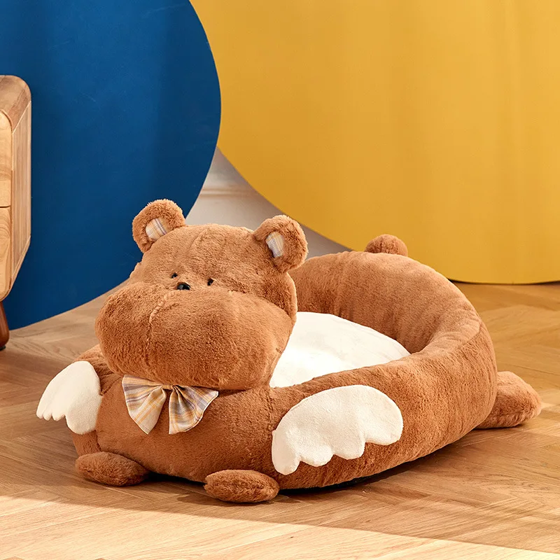 

Dog Bed Mat Thick Warm Lovely Short Plush Puppy Pet Soft Bed Top Quality Kitten Cat Cushion Sleeping Sofa