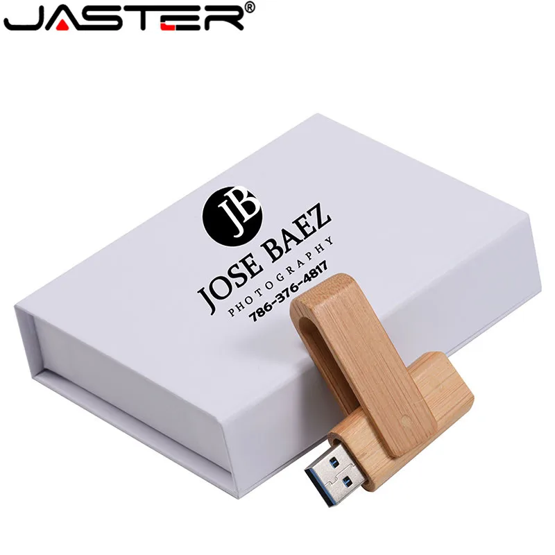 JASTER Natural wooden walnut and carbonized bamboo usb 2.0 memory flash stick pen drive with custom box | Компьютеры и офис