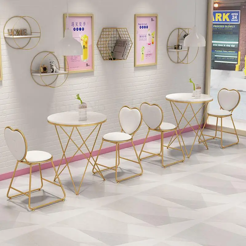 Красный магазин столы и стулья комбинированный круглый стол креативные