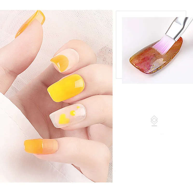 Новая салфетка для кисти маникюра гель-кисти розового цвета с короткими ручка