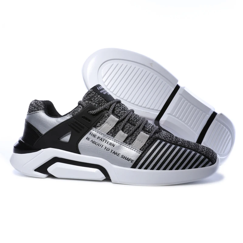 Men Casual Shoes Lac-up 2019 New Fashion Mesh Lightweight Comfortable Breathable Walking Sneaker Good Quality Zapatos | Обувь