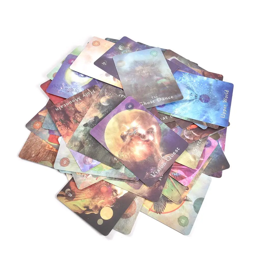 64 листа мистические карты шамана Таро полная английская версия колода игральные