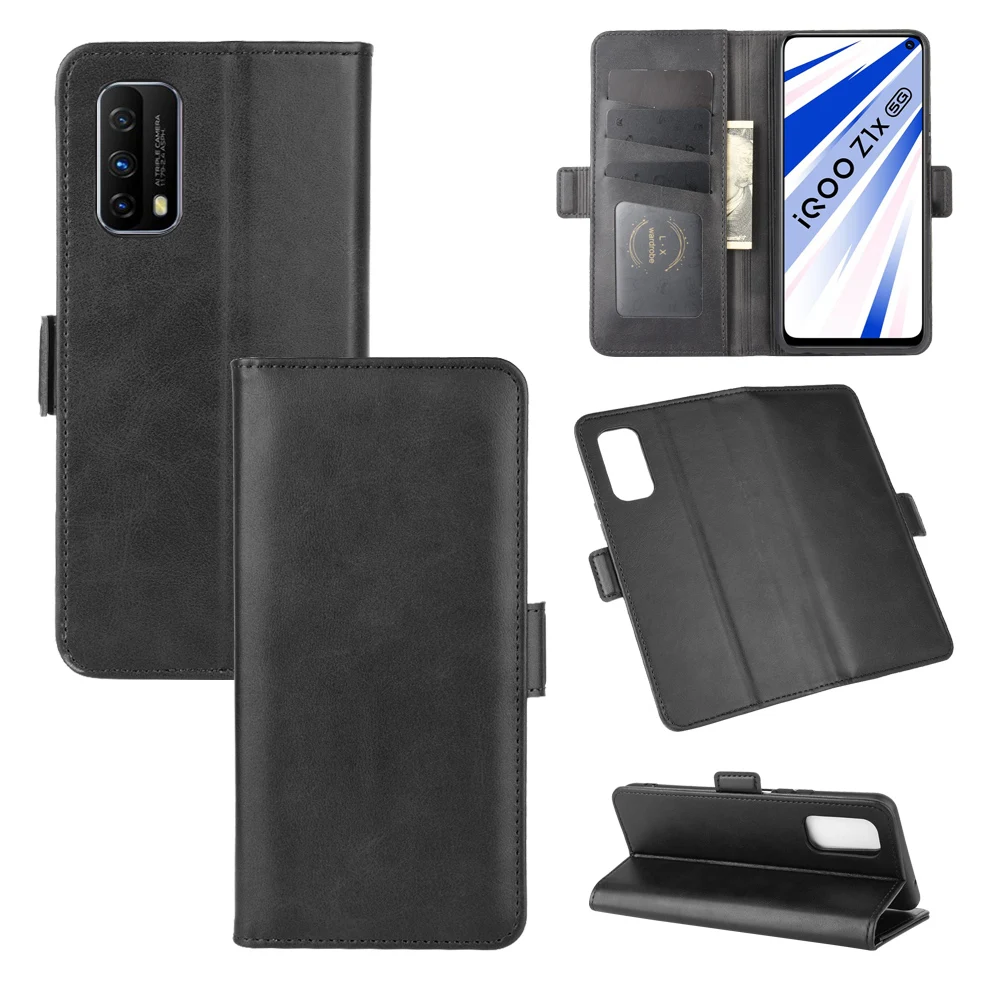 

Чехол-книжка для vivo IQOO Z1X, кожаный, с отделением-бумажником, винтажный магнит, чехол для телефона