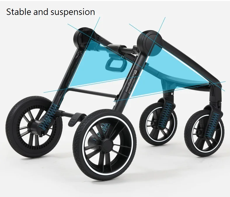 Kidsworld factory портативная складная детская коляска, kinderwaga, откидывающееся сиденье с высоким пейзажем, двусторонняя детская коляска