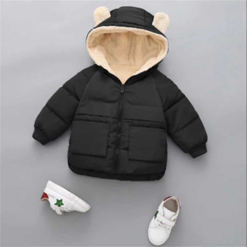 Baby Boys Winter Coats parkas Girls Snowsuit Thicken Warm Velvet Parkas coats Kids Boy Outerwear clothes | Детская одежда и обувь