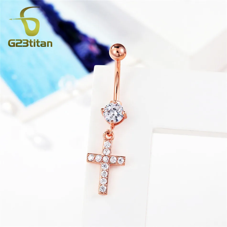 Серьги-гвоздики из хирургической стали с фианитом 16 г | Украшения и аксессуары