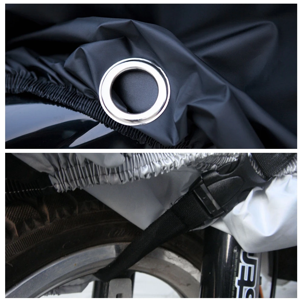 190T универсальные водонепроницаемые мотоциклетные Чехлы для помещений и улицы