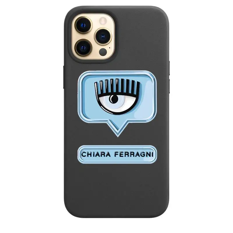 hot ferragnies eyes chiara phone case for iphone 7 8 plus xr se 2020 for iphone 13 12 11 pro x xs max silicone cover free global shipping