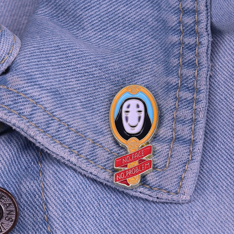 Безлицевой зеркальный значок для студии ghiвеликолепное дополнение фанатов аниме