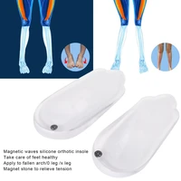 children 1 pair silicone xo leg correction insole fallen arch supports elastic orthopedic insoles foot posture corrector medical