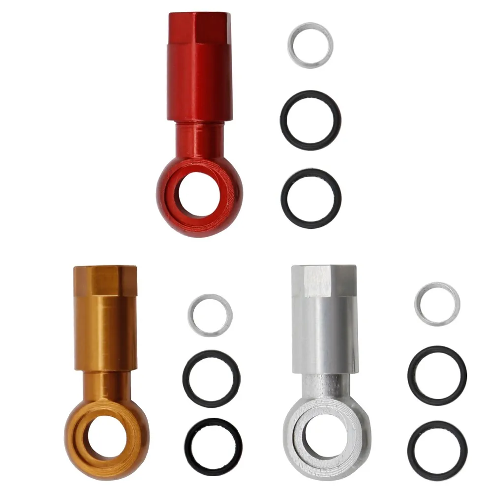 

Mountain Bike Oil Needle Olive Head Connector Five-Wire Bicycle Hydraulic Disc Brake Tubing Connector Set For SLX XT XTR