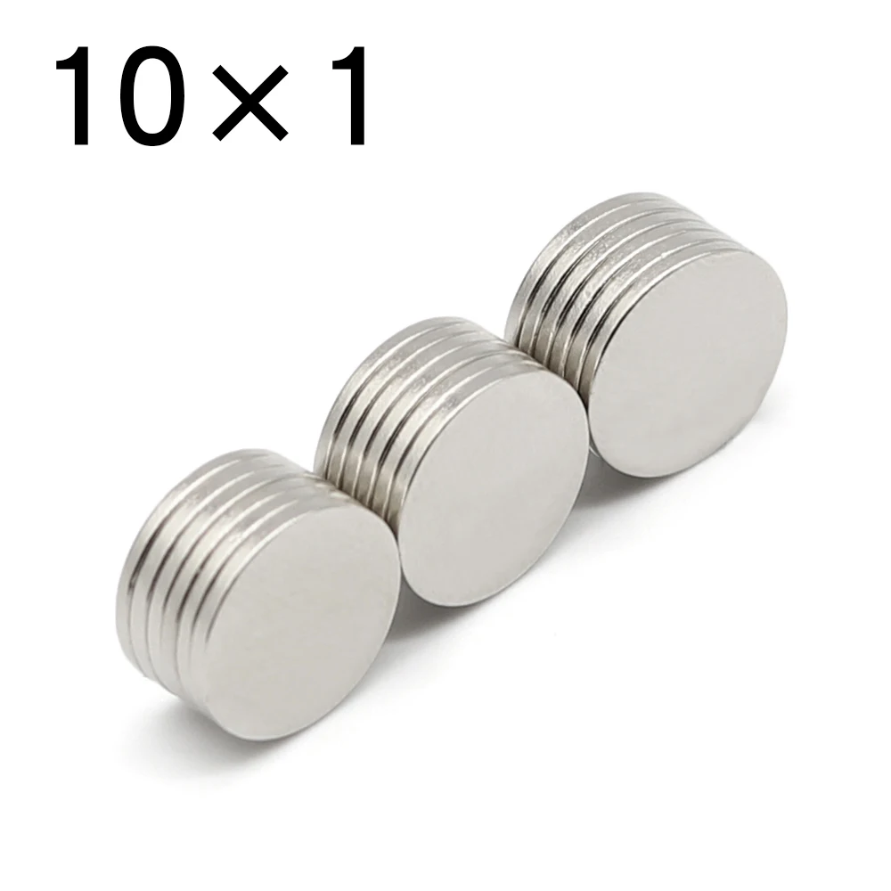 20/50/100/200/500 Pcs 10x1 Neodymium Magnet 10mm x 1mm N35 NdFeB Round Super Powerful Strong Permanent Magnetic imanes 10*1 Disc