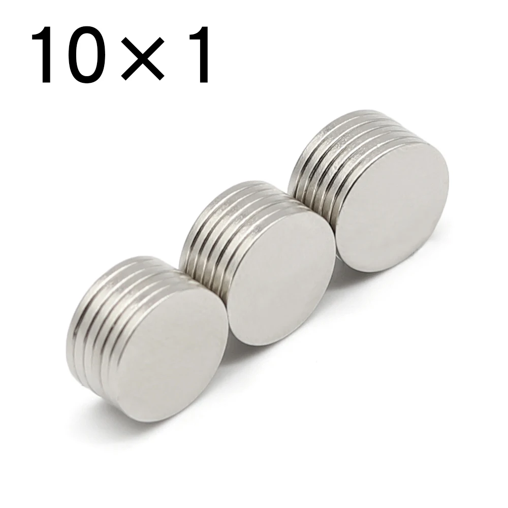 20/50/100/200/500 шт. 10x1 неодимовый магнит 10 мм x 1 N35 NdFeB круглый сверхмощный сильный