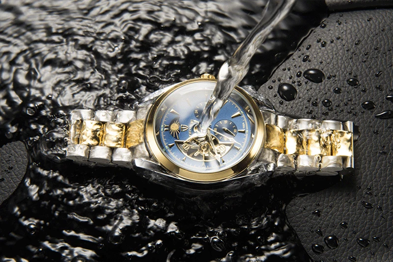 TEVISE автоматические часы Tourbillon механические часы мужские часы деловые наручные часы Мужские часы со скелетом montre homme