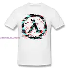 Облегающая футболка с блестками Half Life, белая футболка с принтом Alyx, летние большие футболки