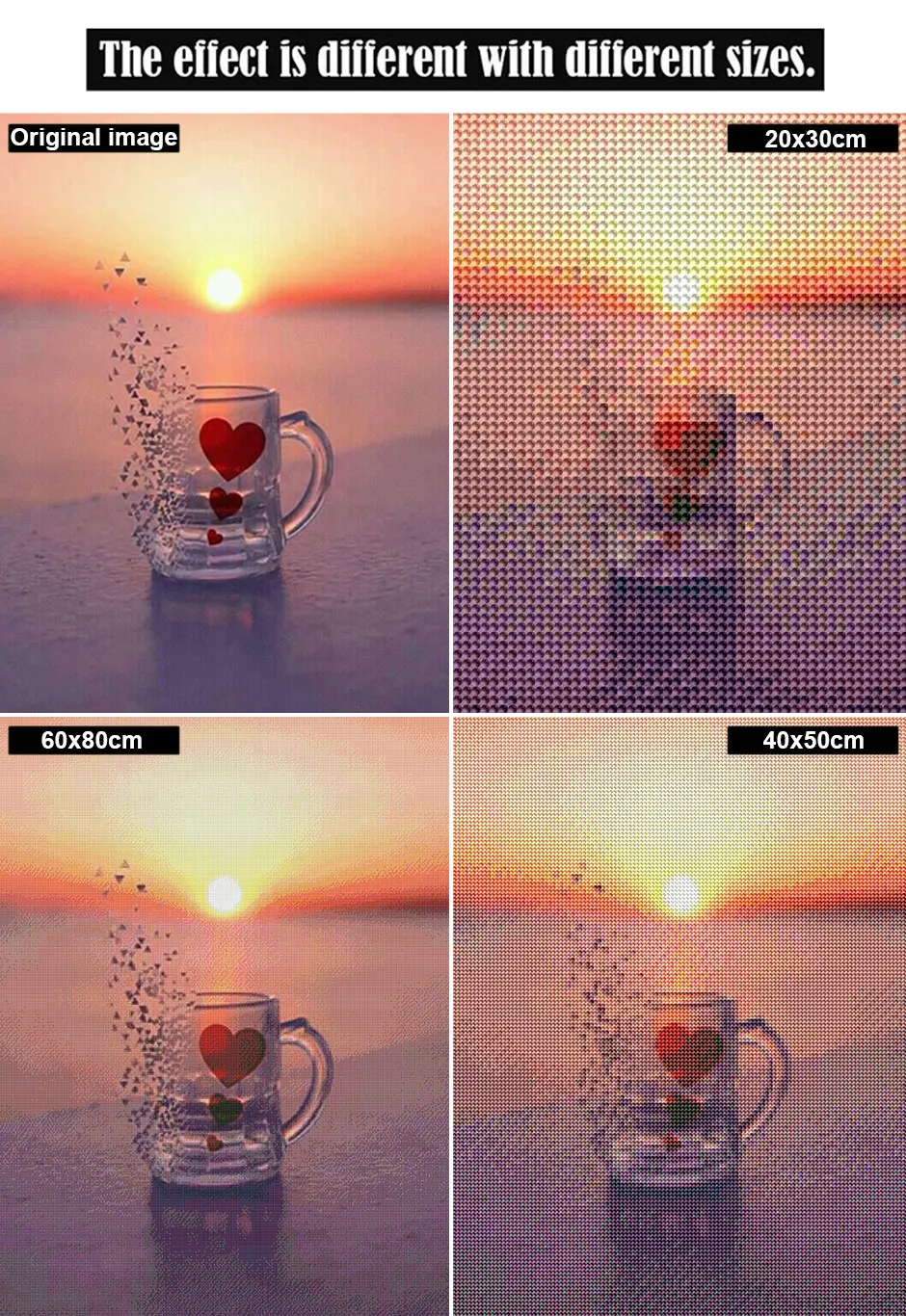 

5D Diy Full Diamond Diamond Painting Sunset Landscape Cross Stitch Kit Embroidery Mosaic Picture Home Decoration Gift 2020 New