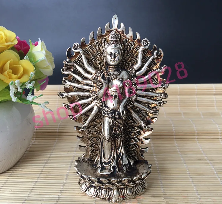 Серебряная система тысячи ручных Guanyin орнамент|Статуэтки и миниатюры| |