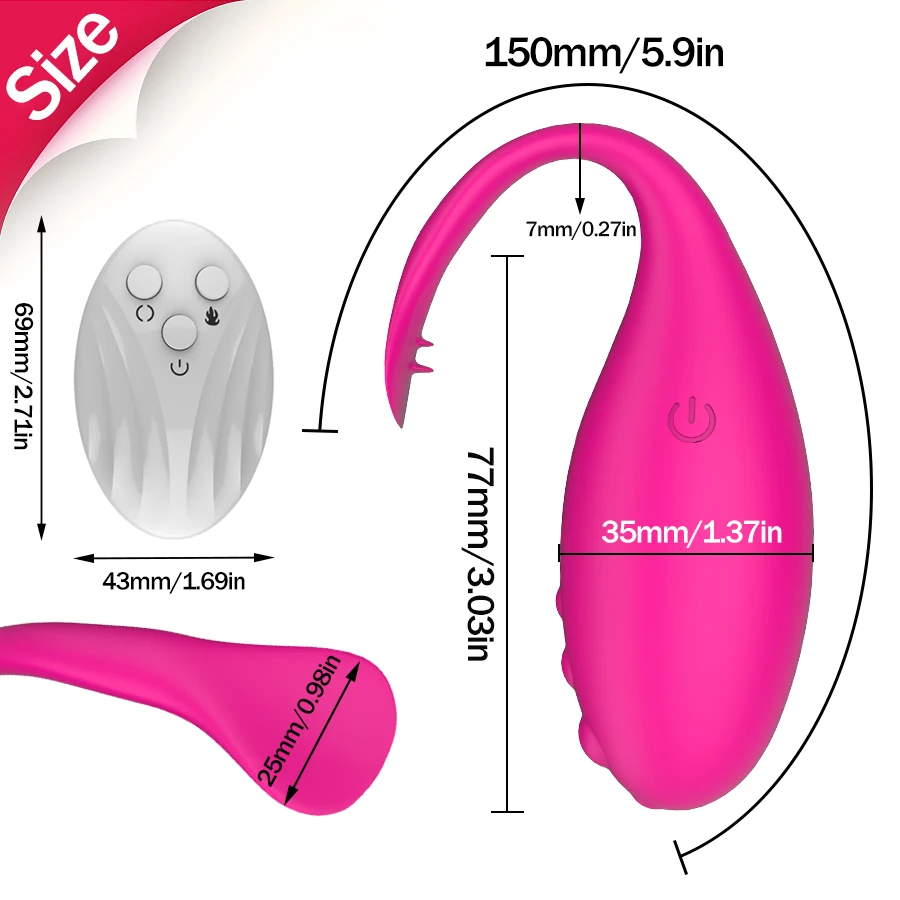 Женский беспроводной вибратор-яйцо POMELOK с дистанционным управлением Вагина