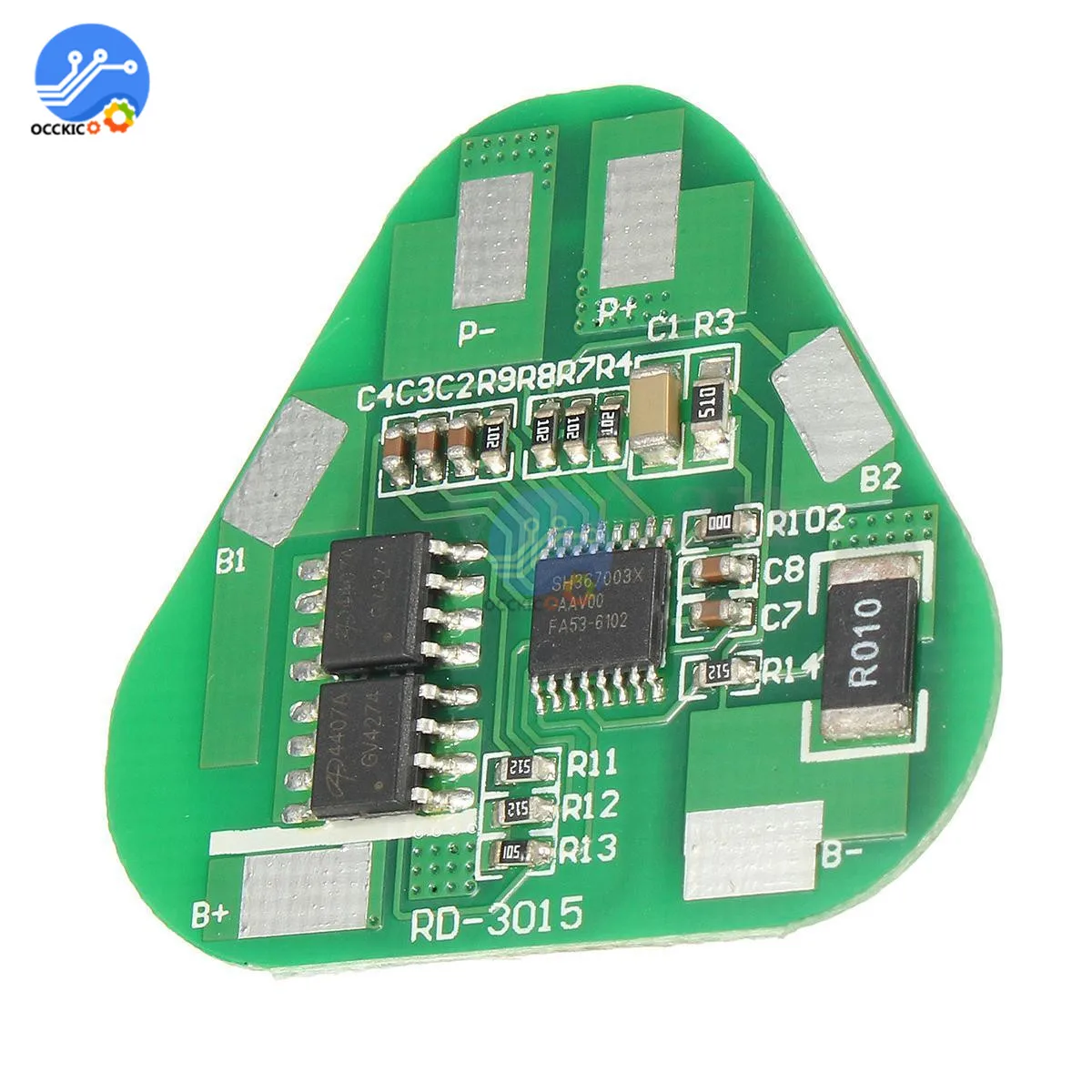 Bms 3S 4A литий-ионный аккумулятор Защитная плата 3 ячеек PCB 10,8 V-12,6 V 3S 2P 35*32mm модуль батарея активный балансир эквалайзер