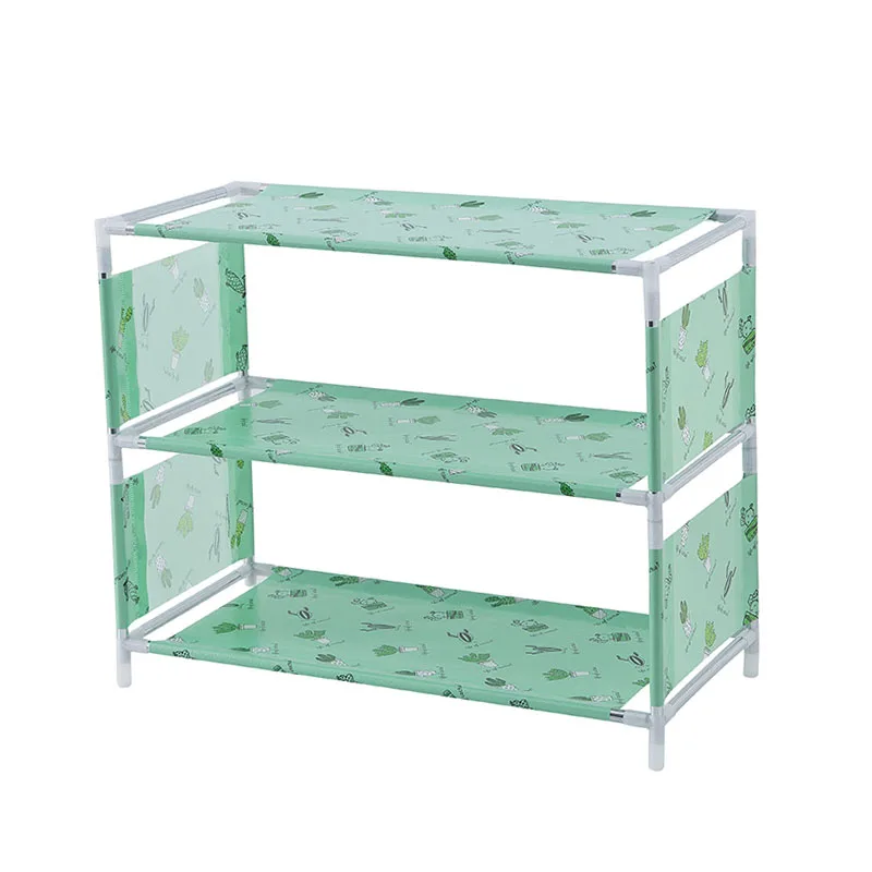 3 layers cactus 3-4 слоя нетканый шкаф для обуви пылезащитный шкаф для гостиной шкаф для хранения обуви полка DIY домашняя мебель Органайзер Zapatos - Цвет: 3 layers cactus