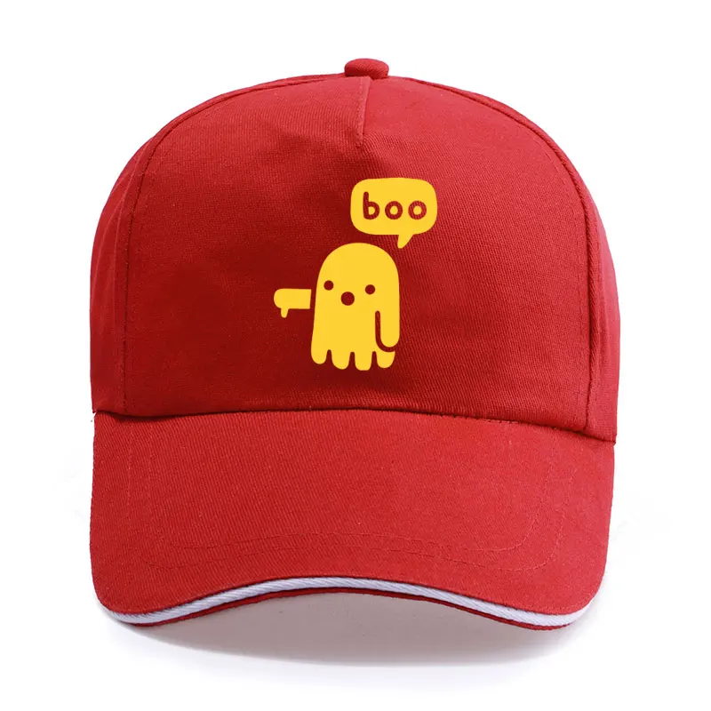 Бейсболка с рисунком boo повседневная хлопковая кепка унисекс для мужчин и женщин