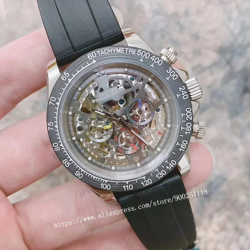 

luxury brand Quartz Chronograph watch for the Men's watches men 42mm sapphire glass Luminous date Stainless steel R6