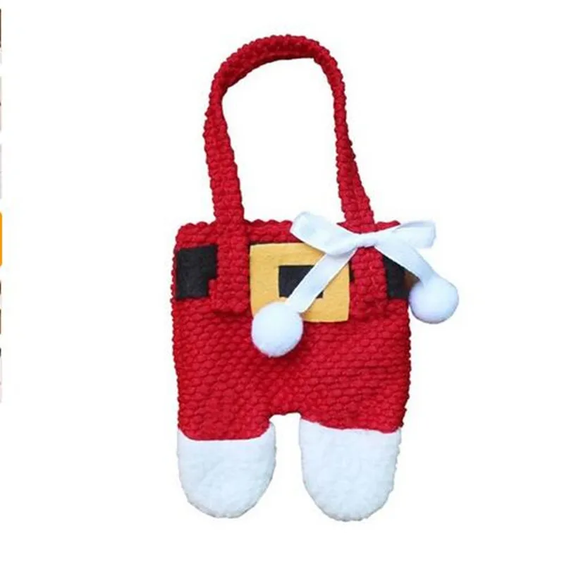 Комплект из 2 предметов новогодняя Рождественская посуда держатель нож вилка