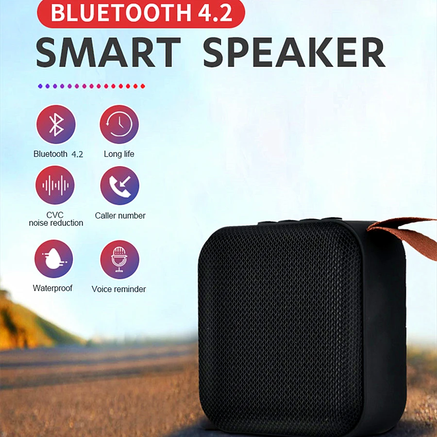 Портативная Bluetooth колонка Мини Беспроводная Громкая звуковая система 10 Вт