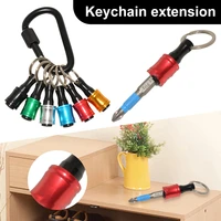 screwdriver bits holder %d0%be%d1%82%d0%b2%d0%b5%d1%80%d1%82%d0%ba%d0%b0 set 6 pcs 14 inch screw adapter with keychain quick release extension drill handle for workers