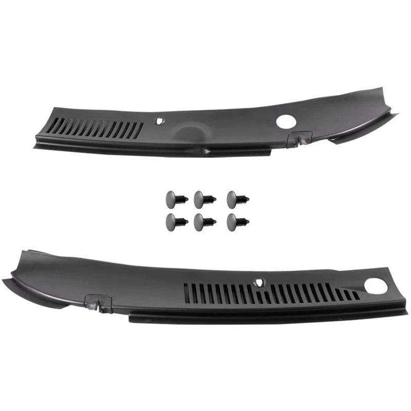 

2Pcs Windshield Wiper Cowl Vent Grille Panel Hood Compatible for Ford Mustang 1999-2004 3R3Z 6302228 AAA&FO1270102