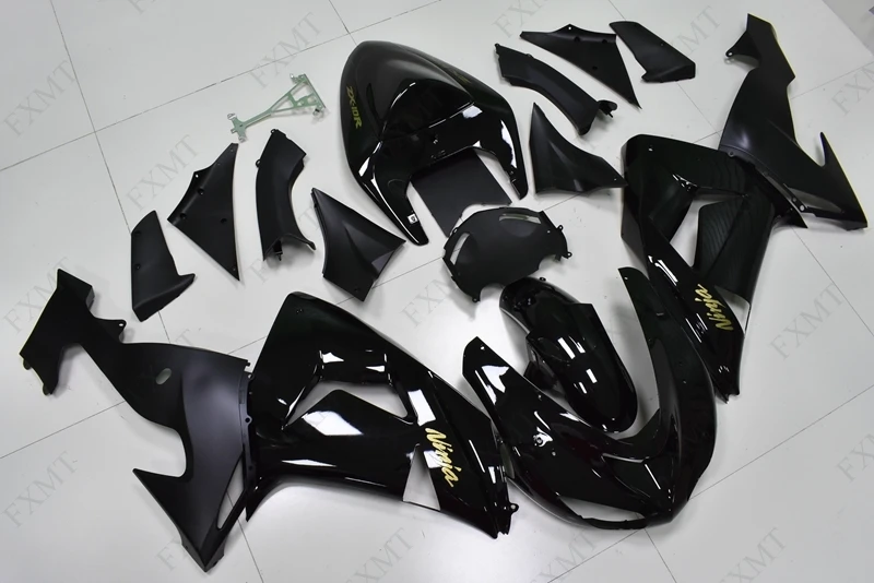 Обтекатели Ninja ZX 10r 2007 для Kawasaki ZX10r Пластиковые обтекатели 2006-2007 черный корпус -