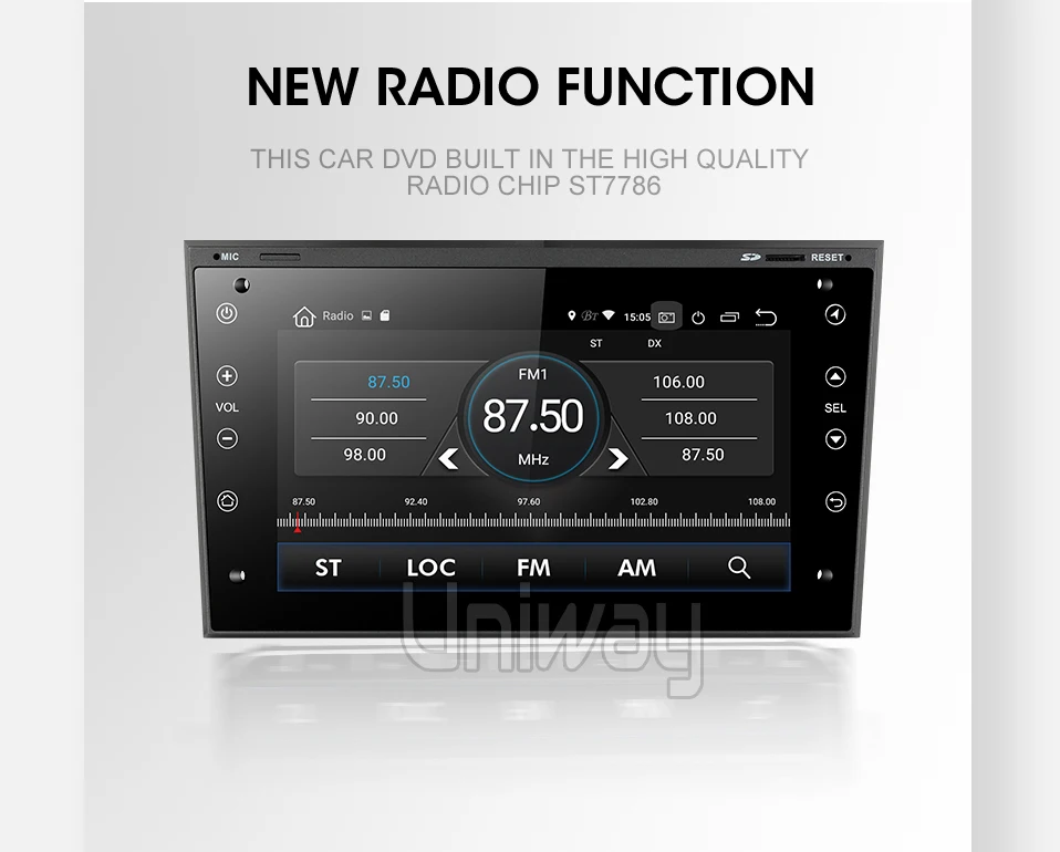 Uniway AOB7071 2G+ 32G android 9,0 автомобильный dvd для Opel Meriva Antara Zafira Veda Agila Corsa Vectra Astra H 2006 2007 2008 200